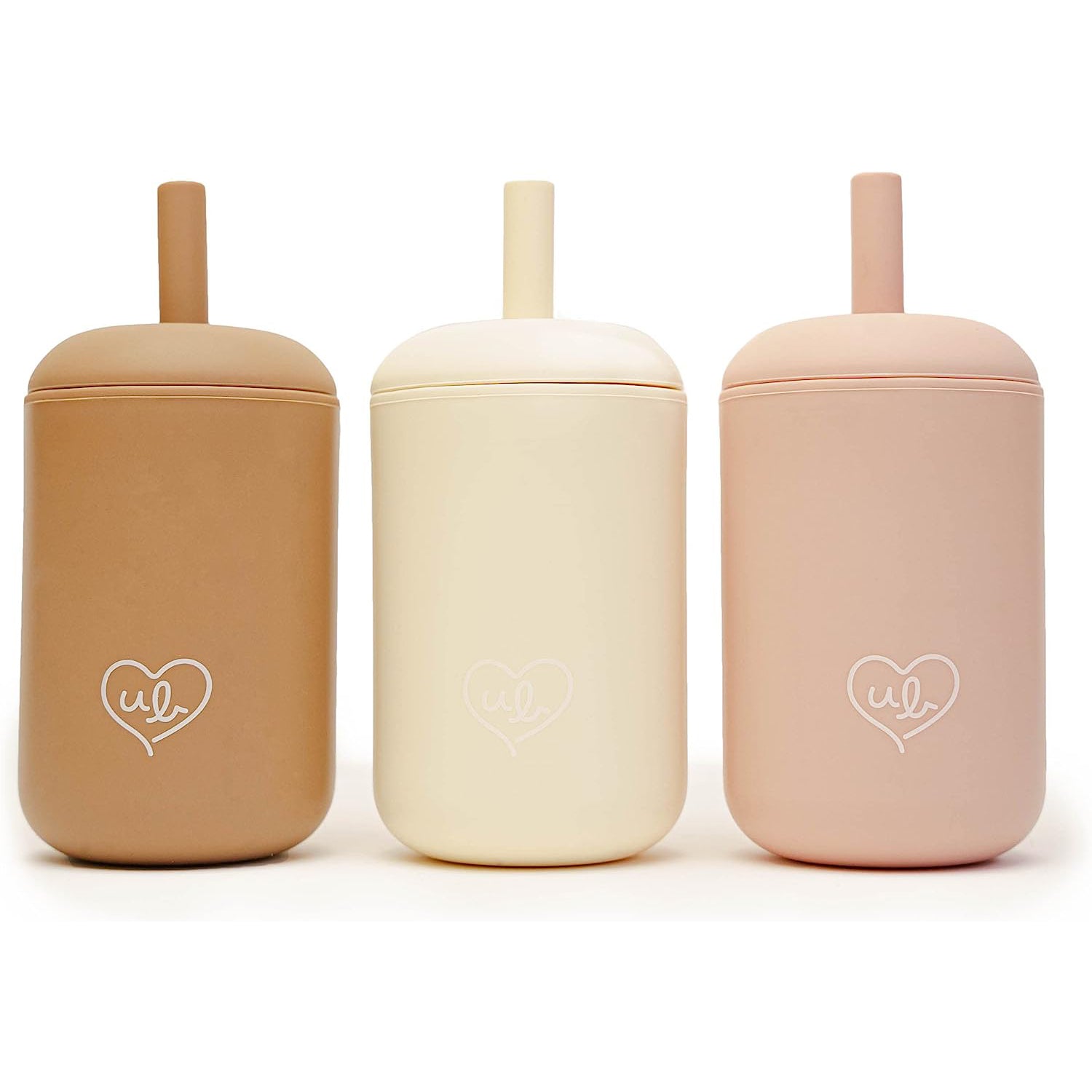 Straw Sippy Cup Set of 3