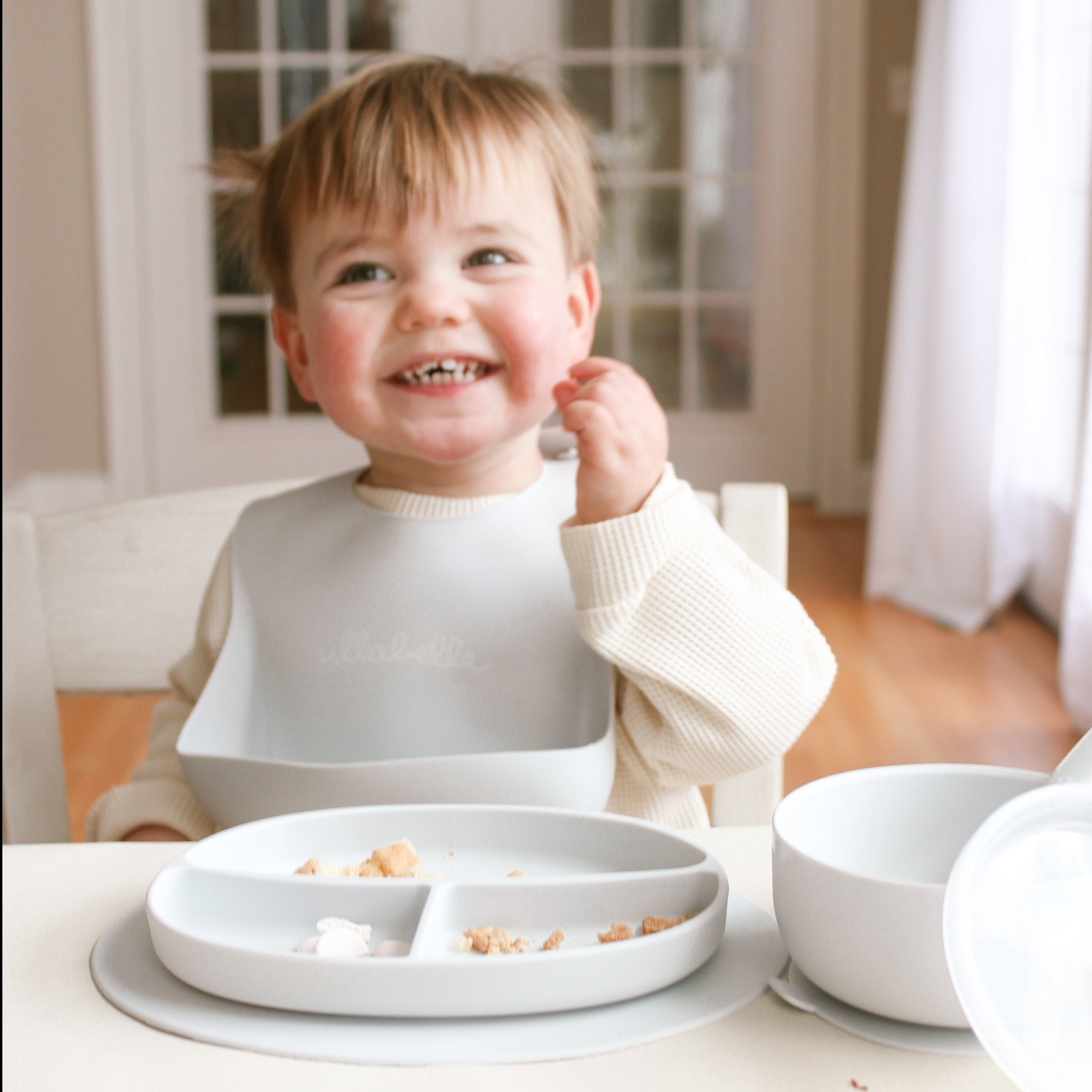 Nala Baby Feeding Set of 7, Silicone Baby Tableware Set, Food