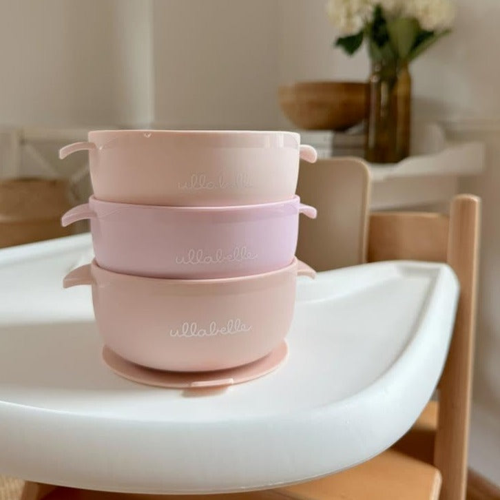 Set of 3 Baby Bowls (Pink)